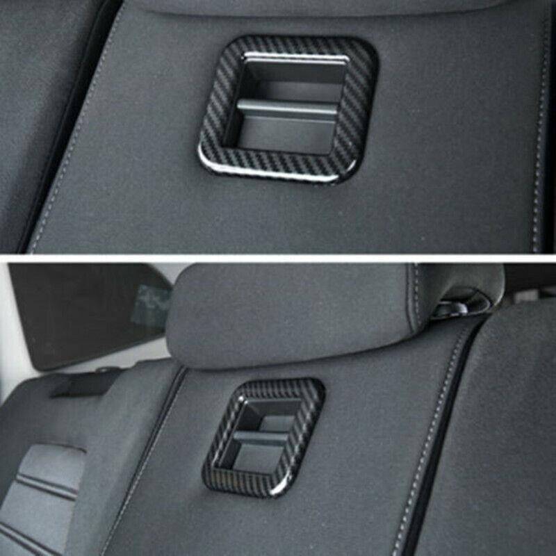 For Honda CR-V CRV 2017- Carbon Fiber Rear Armrest Switch Button Cover Trim
