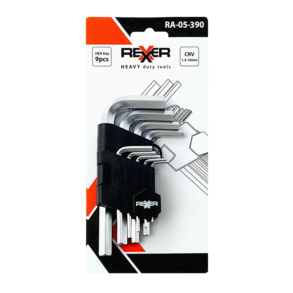 Short Allen Keys 1.5-10 9 Pieces