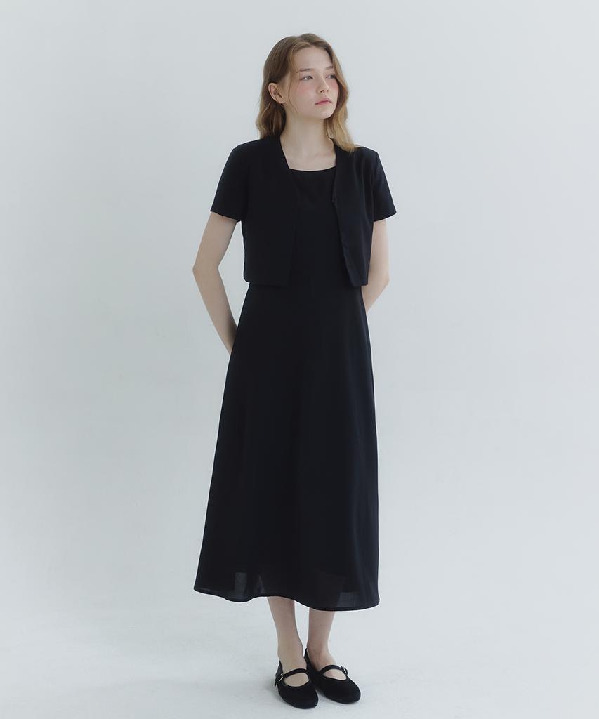 Micene Lori Jacket-Flare Dress Set
