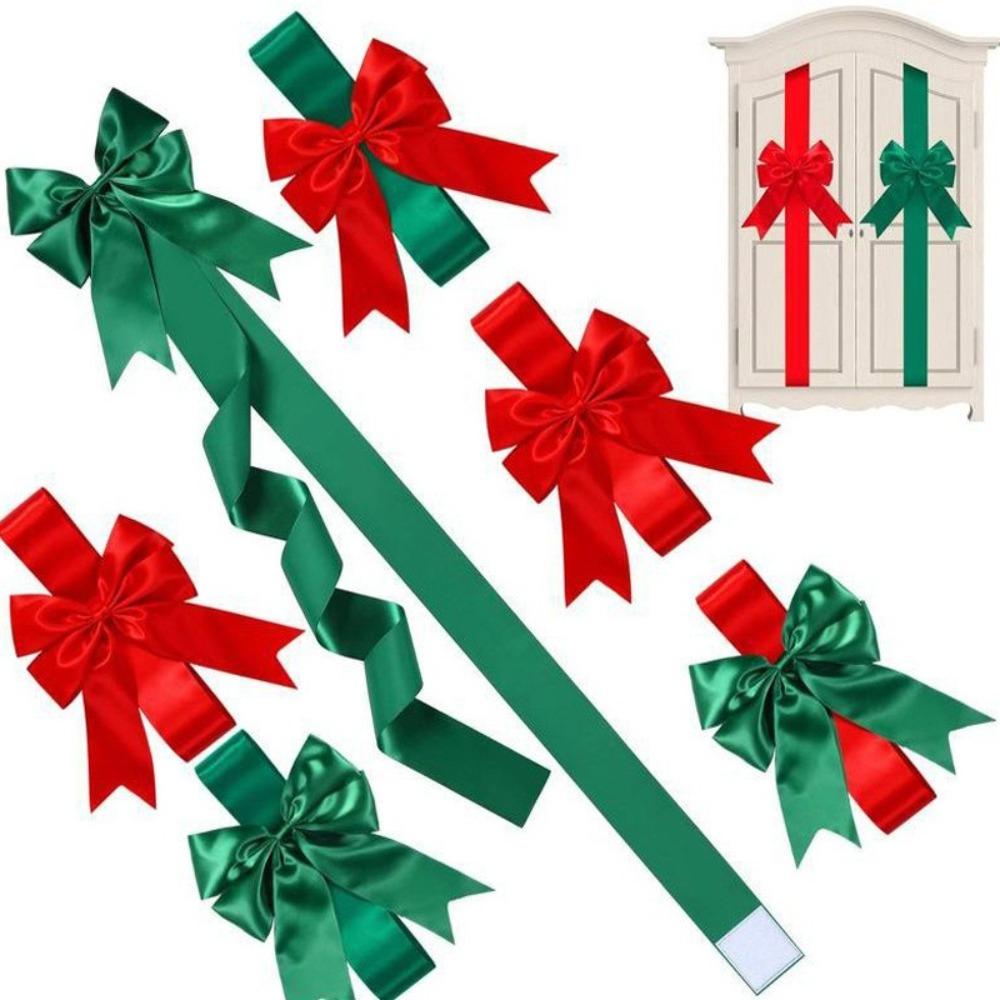 New Party Decor Bow Ribbon DIY Supplies Cabinet Door Hanging Door Bow Ribbon Hanging Charm Christmas