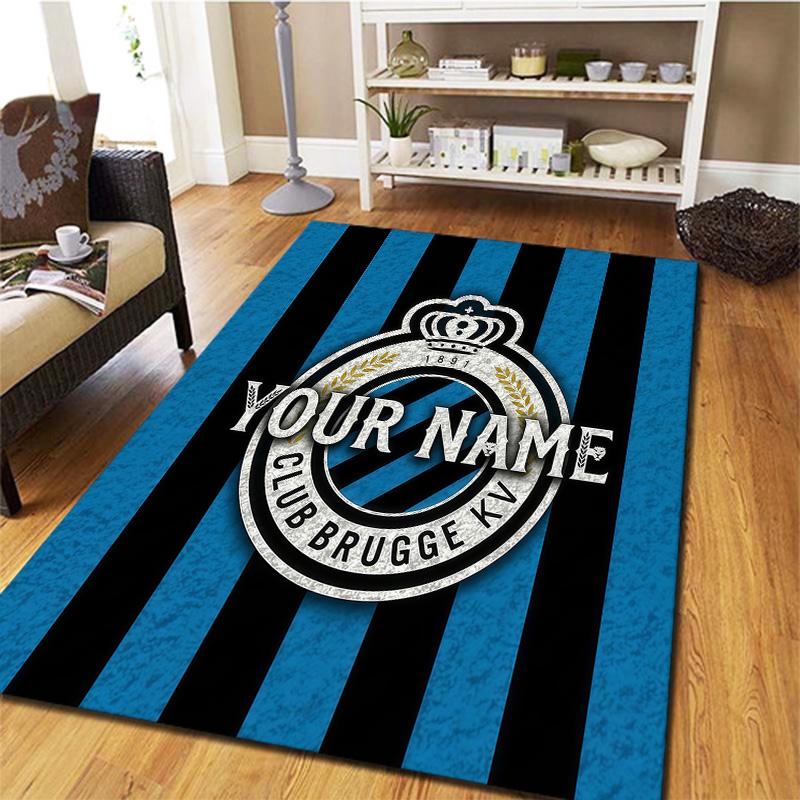 Club Brugge Kv Custom Name Carpet Rug For Living Room Bedroom Home Sofa Decoration Kids Play Nonslip Floor Mat