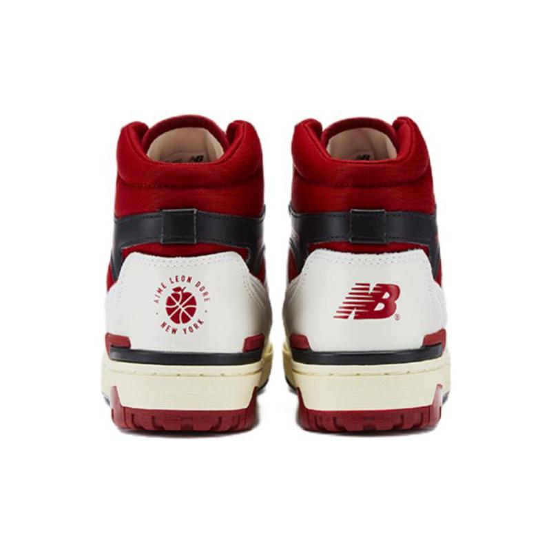 New Balance 650R Aime Leon Dore White Red Sneakers BB650RE1