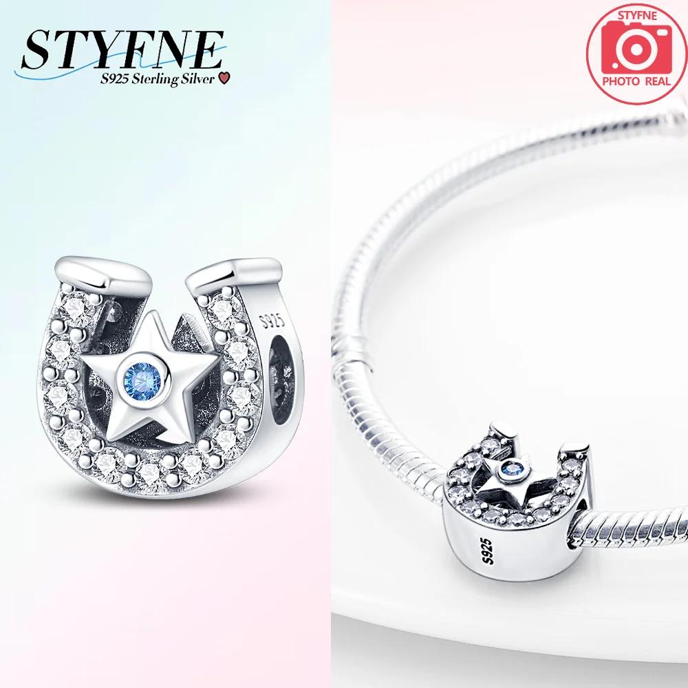 Copper U Shaped Lucky Four Leaf Clover Series Charms Beads Fit Original Bracelet Necklace Fine Diy Women Birthday Jewelry