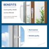 Xiaomi Durable Alloy Plastic Steel & Plastics Window Handle White Door Window Locks Sliding Window Anti Slip Handle Home Accessories