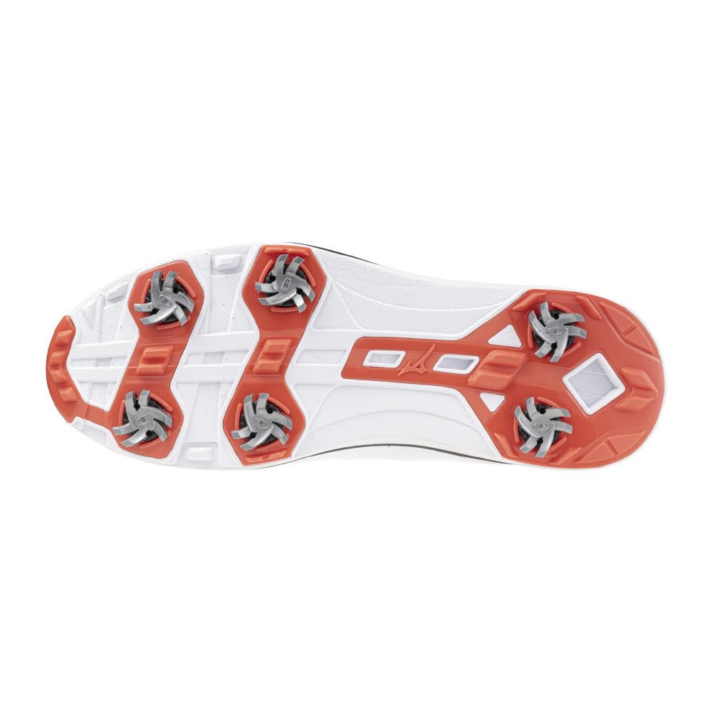 Mizuno Nexlite UW Boa Golf Shoes, Wide, Men's, White/Black, Size 27.0 cm, F