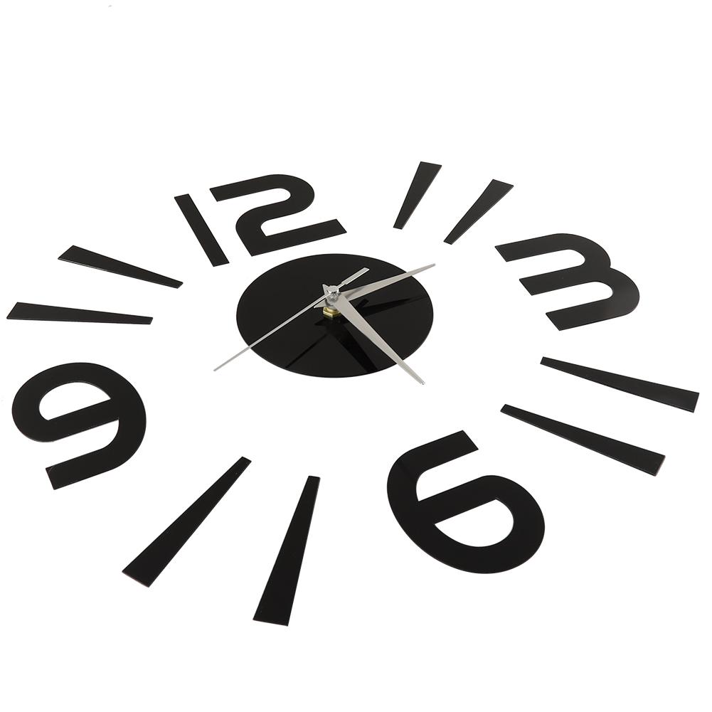 Wall Clock Sticker 1mm Acrylic Mirror Watch Decor DIY Wall Modern Home Office Room Decor