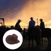 Western Cowboyhut aus Wildleder mit breiter Krempe Anti-UV Outdoor Panama Fedora Hüte Kinder