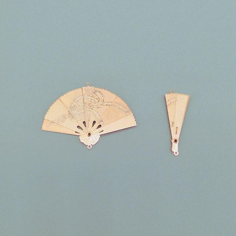 Miniatyr Metall Utskjæring Dukkehus Møbeldekorasjon Viftemodell Leke Dukke Hjemmeinnredning Tilbehør 1:12 Dukkehus 1 stk