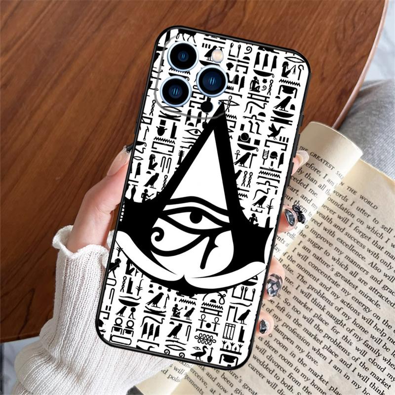 Egyptian Eye Of Horus Phone Case For iPhone 16 14 13 12 11 15 Pro Max Plus 12 13 Mini XR 16e Funda Silicone Cover