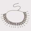 Butterfly Handcrafted Silver Belly Chain Women Jewelry With Vintage Engraving
