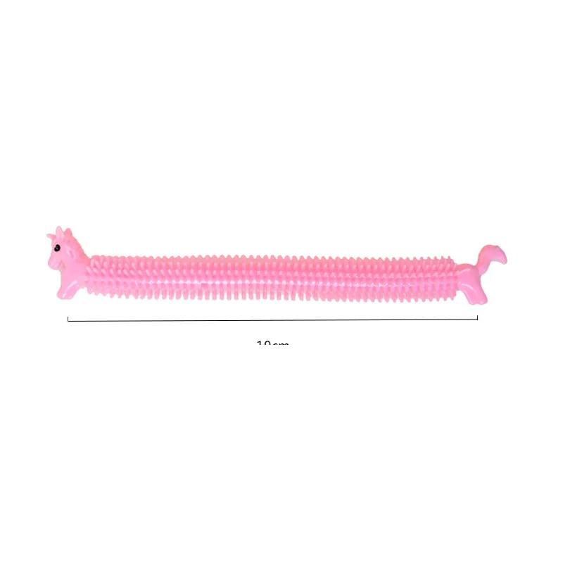 3/6Pcs Worm Noodle Stretch String Tpr Rope Counter Stress Toys String Fidgeting  Vent Toys Squishy For Kids Christmas Gifts
