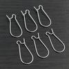 100pcs/Lot 11x24mm/16x38mm/9x18mm Silver Plated /Rhodium/Gold Color Earring Hooks Earring Ear Wires Findings DIY Jewelry Making