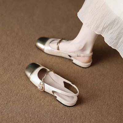 Fashion Square Toe Mary Jane Shoes for Women Chunky Sandals Shallow Mouth Casual Mid Heel Pumps New Women Footwear Zapatos De Mujer