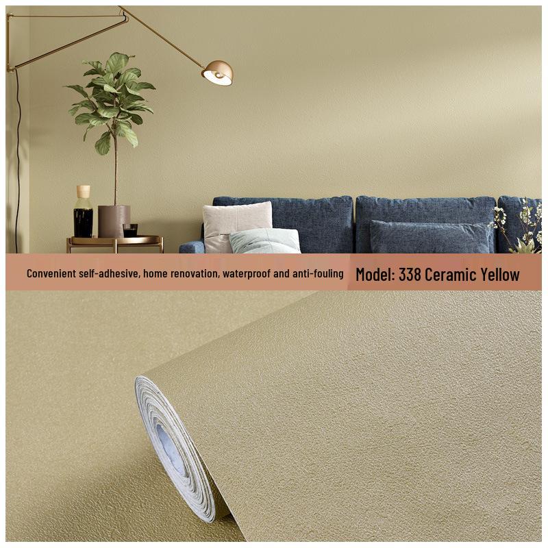 

Водонепроницаемые самоклеящиеся ПВХ обои для шкафа и ремонта комнаты Ceramic Yellow