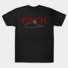 Men Black Print T-shirt Finch - Atticus No-Cut Transfer Paper Print Cotton Tshirt