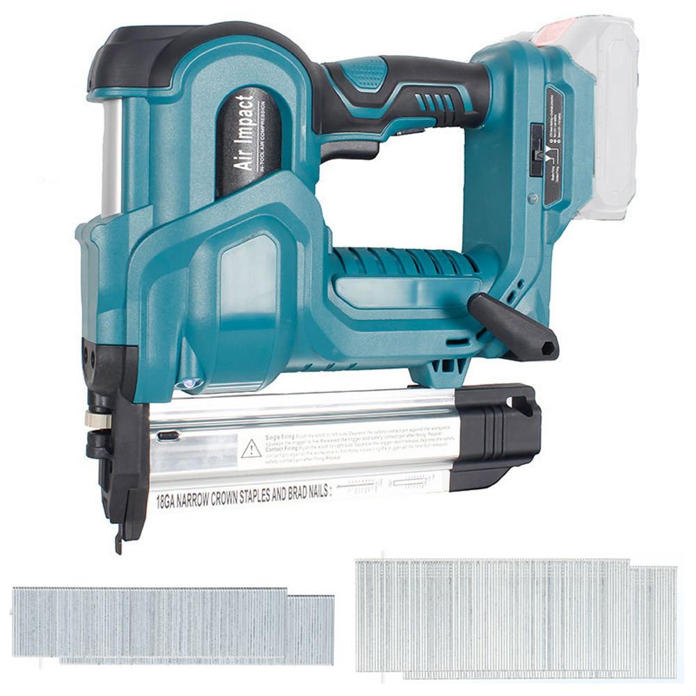 Cordless Electric Nail Gun Woodworking Straight/N-shape Nails Universal Nailing Machine For Battery New
