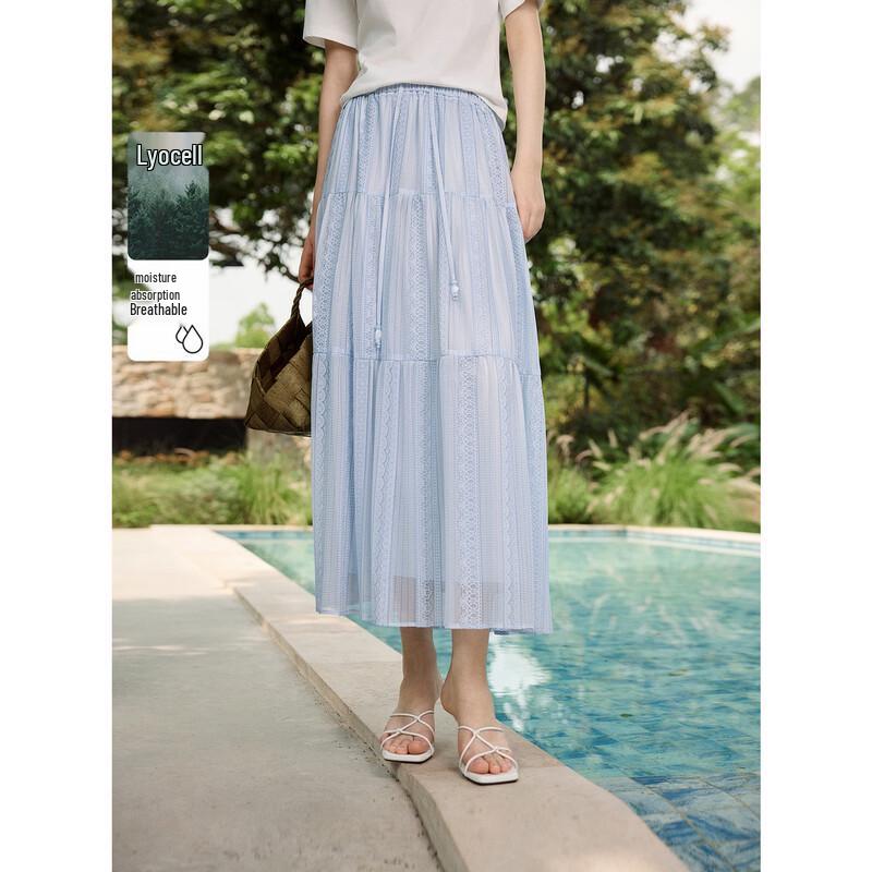 

ELLE Beaded A-line Maxi Skirt XL