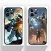 Sci-Fi Shooter Game T-Titanfall 2 Phone Case Black Matte Thin Phone Case For iPhone17 16 15 14 13 ProMax