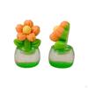 20Pcs Luminous Mini Figurines Landscape Potted Plants Figures Glow in The Dark Handcraft Miniature