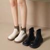 Small Short Boots Women's Boots Fleece Thickened Women's Shoes Skinny Boots Versatile Long Boots