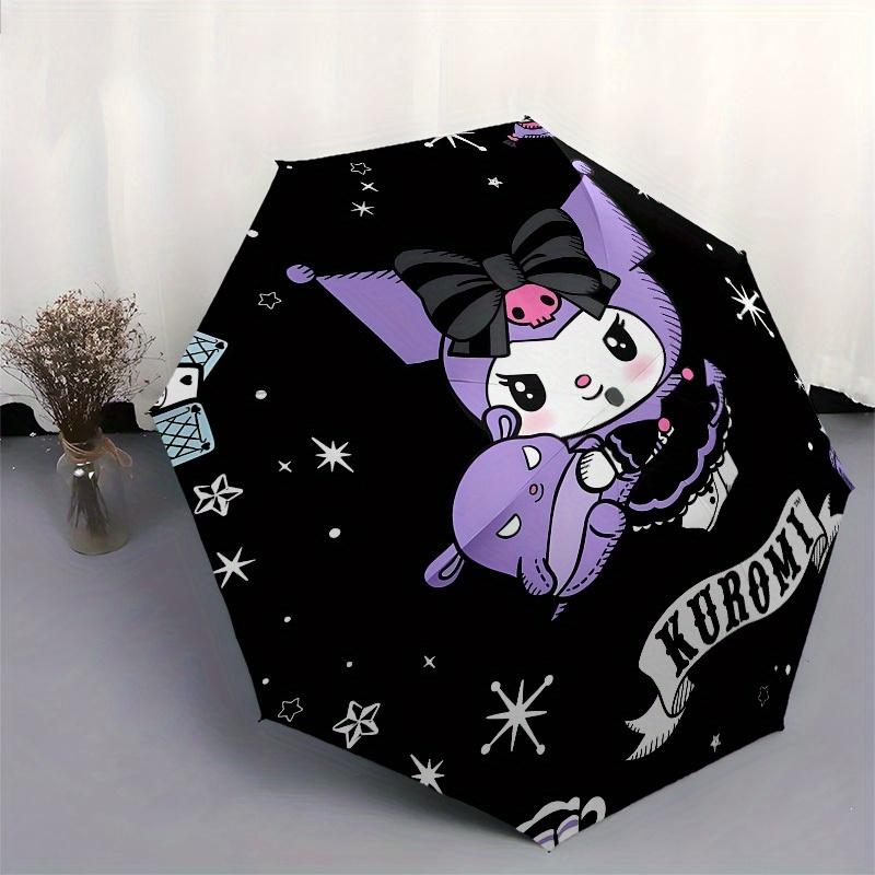 1pc Kuromi Cute Halloween Illustration Umbrella with Plastic Handle,Suitable for All Seasons Home Travel Outdoor UmbrellaSanlio130
