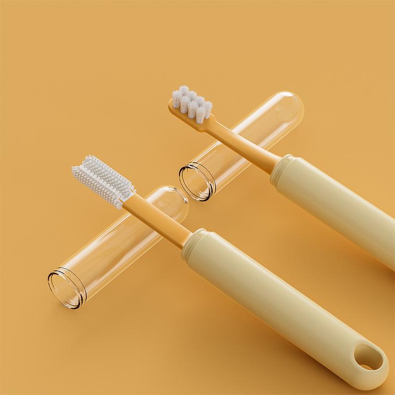 

Dual-Ended Pet Toothbrush Set for Cats and Small Dogs As shown in the picture жёлтый