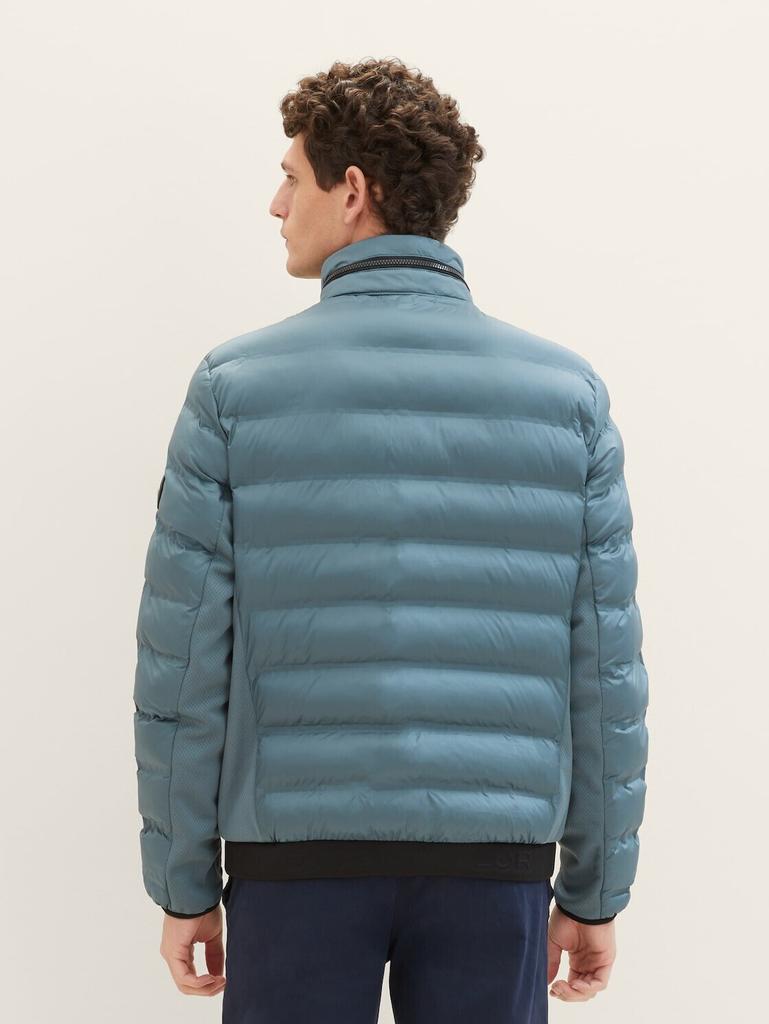 Mid-season Jacket Tom Tailor Hybrid Jacke (1038907) With Detachable Hood (1038907) Dusty Dark Teal