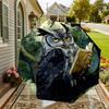 Wisdom Soars: The Enchanted Owl's Journey - Umbrella with Automatic Opening, Outdoor Protection, Lightweight and Durable Travel Accessory