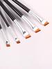 6 Pcs popular eye makeup brush high-end ultra-fine thin bevel brush eyeliner brush eyebrow dyeing beauty makeup tools