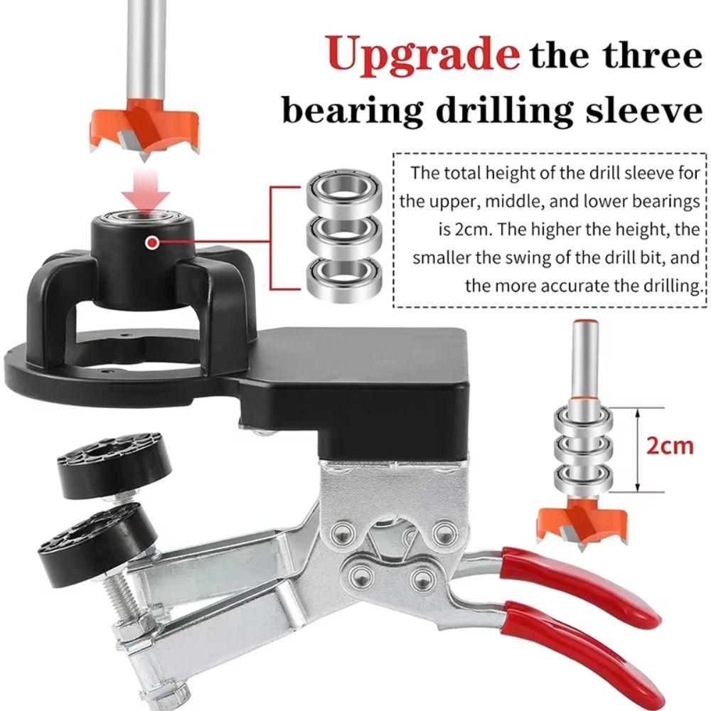 Dual Fixture Cabinet Door Hinge Drill Guide Locator Template Hinge Hole Locator  Kitchen Cabinet
