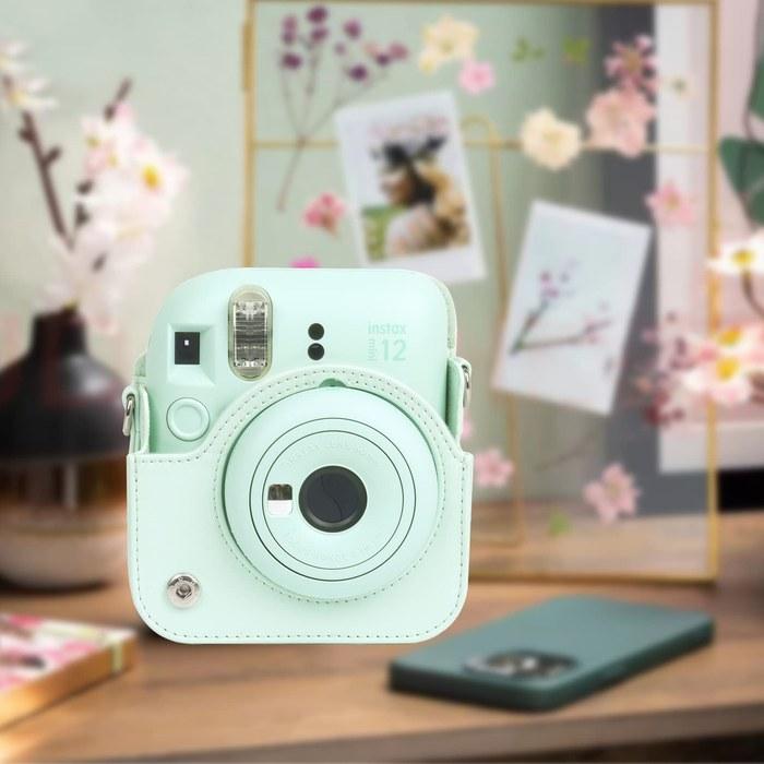 [Fujifilm] Instax Mini 12 Case, Camera Case, Mini 12 Film Camera Cover, New Model, Full Protection, Scratch Prevention, Portable, Shoulder