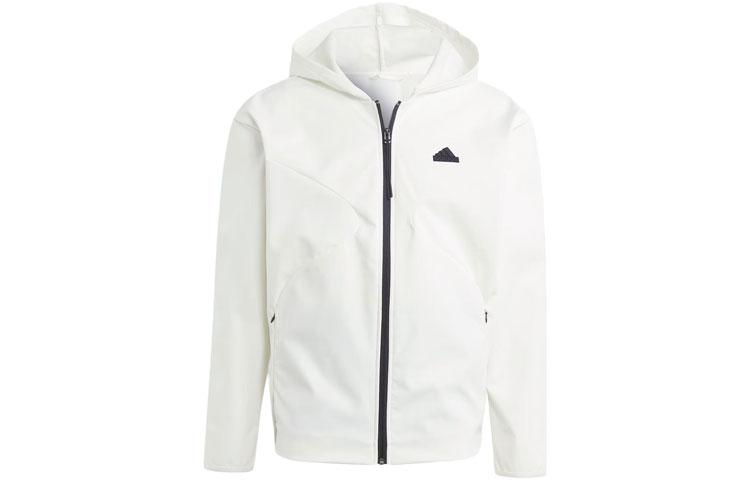 Adidas CITY ESCAPE Full Zip Hoodie Jackets & Coats Men s Jade White IA3091 XL