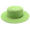 Small Fresh Green Wide Brim Flat Top Top Hat Women's Spring Summer French Sun Beach Sun Hat Color