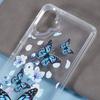 Für Samsung Galaxy A06 4G Hülle Anti-Sturz Airbag Schmetterlingsmuster Druck TPU Handyhülle