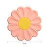 Silicone Coaster Colorful Daisy Shape Kitchen Table Heat Resistant Anti-scalding Mat Coaster Household Little Fresh Table Decor