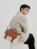 Bedford11Th Polygon Double Belted Satchel Bag [Beige Combo]
