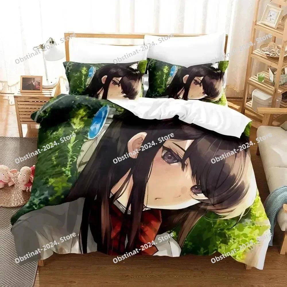 3D Anime Komi Can't Communicate Bedding Set Printed single Comforter Quilt Cover Duvet Cover Pillow Case 3 Pieces Kid Adult Size