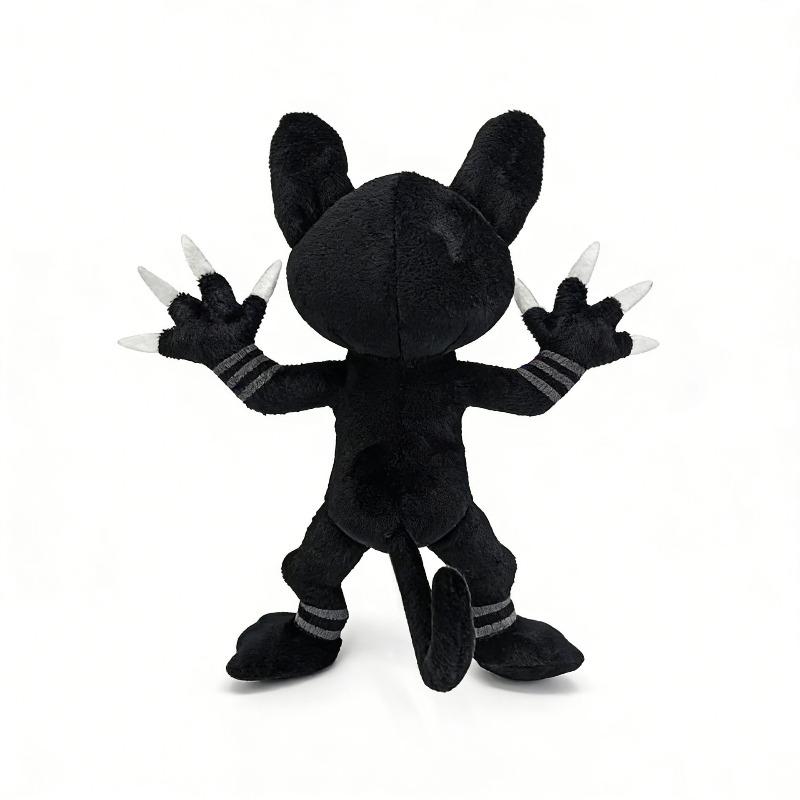Neuankömmling: Schwarze Katze '99 Nächte im Wald' 99nights Plüschtier Niedliches Anime-Merchandise Perfekt für die Fan-Sammlung Geburtstag und Weihnachtsgeschenk