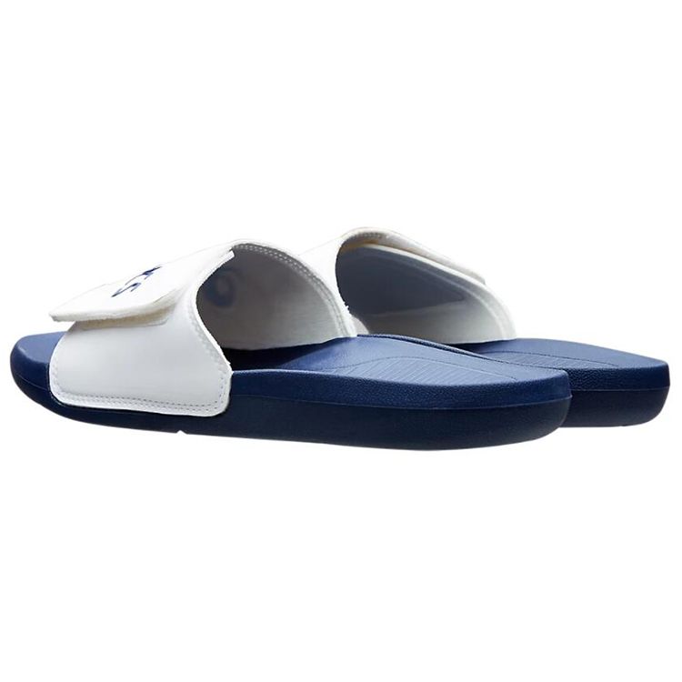 Asics Durable Lightweight Rubber Sole Slide Sandals Unisex Footwear White Blue 1173A005-100