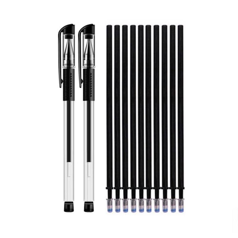 6/12 sztuk biurowy długopis żelowy szkolne pióro gładkie pisanie Test Roller znak długopis żelowy moda szkolne materiały biurowe praktyczne piśmienne pióro do podpisywania