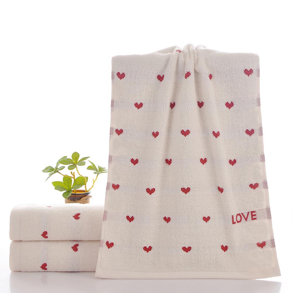 All-Cotton Three-Section Adult Face Towel - Thick Student Washcloth with Optional Logo