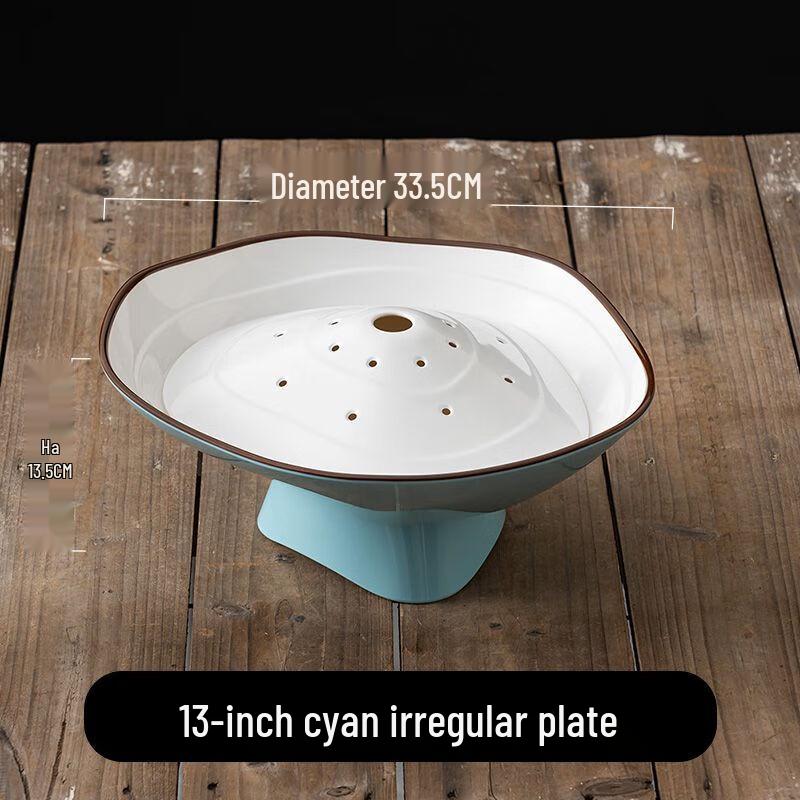 Melamine Hotpot Serving Plate with Dry Ice Effect
