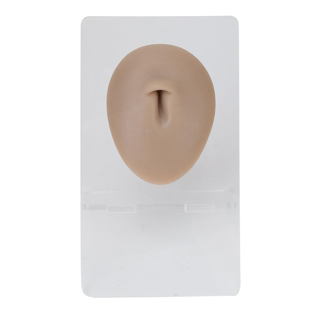 3D Silicone Belly Button Model for Piercing Practice Reusable Soft Elastic Human Navel Model Display