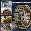 Car Tire Snow Chains S/XL 165-265mmm For Car SUV Anti-skid Tires Chains Winter Outdoor Anti-skid Chains Accessories
