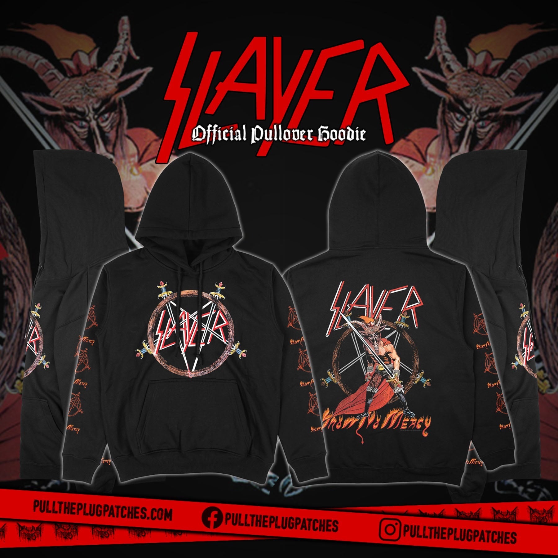 

Slayer - Show No Mercy Худі Чоловіки Жінки Оверсайз Y2k Фліс Теплий Светр Американський Гурт Death Metal Жіночий Чоловічий Одяг XXXL