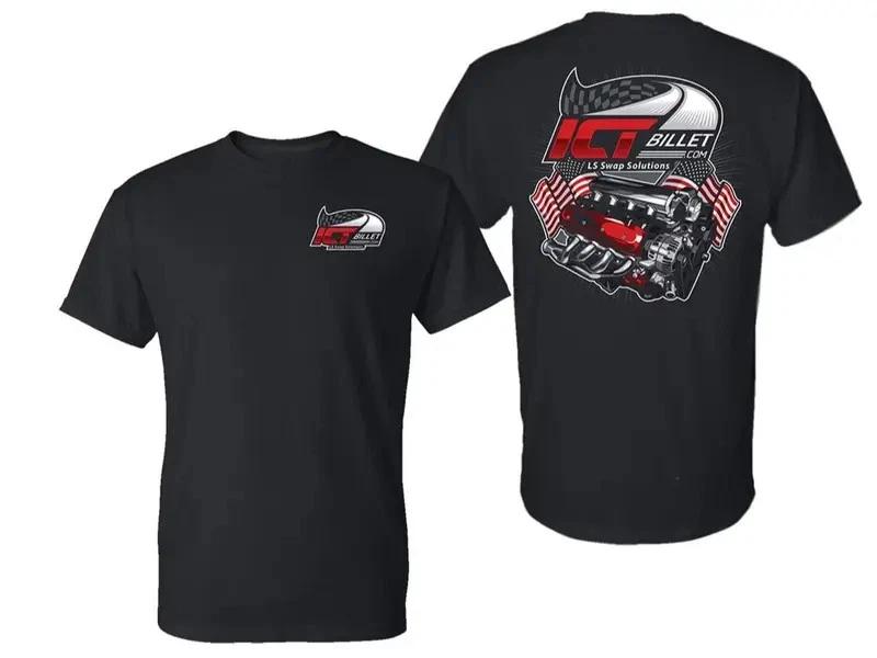 ICT Billet LS Swap Engine T-Shirt, Graphic Unisex Shirt, Casual Style Cotton Tee XXXL