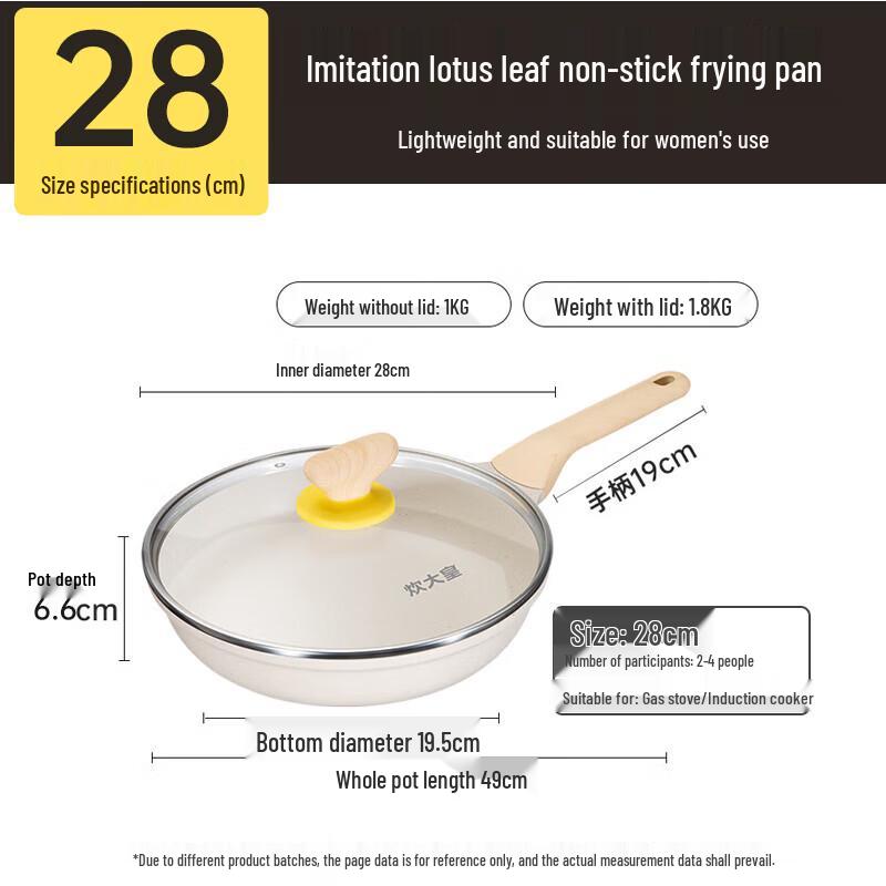 COOKER KING 28cm Maifan Stone Non-Stick Frying Pan