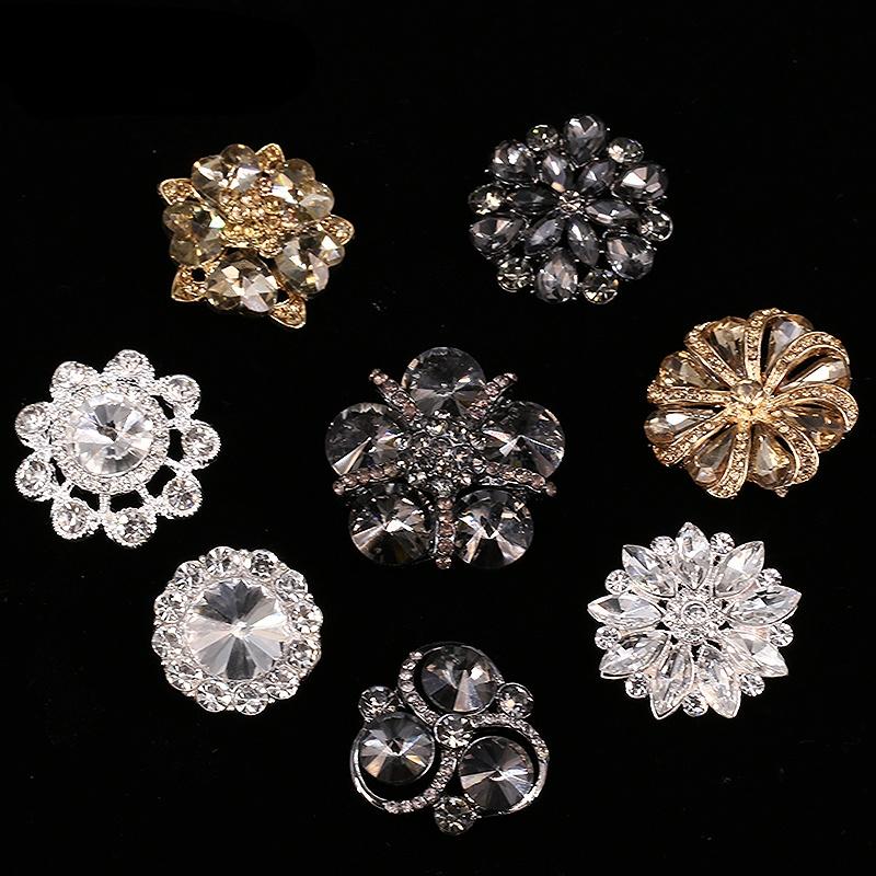 1pcs High-grade Coat Button for Clothing Metal Fur Button Mink Button Decorative Accessory