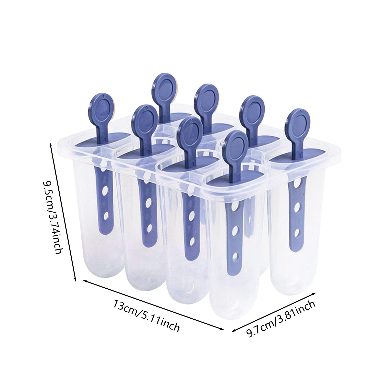 

Summer Ice Cream Mold DIY Chocolate Dessert Popsicle Moulds Tray Ice Cube Maker Tools Home Swimming Pool Party Kitchen Supplies синий