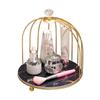 Creative Bathroom Shelf Birdcage Cosmetic Storage Rack Desktop Box Toilet Lipstick Skin Care Display Stand